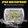 Unbranded Newest Pair 7x6" 5x7" Led Headlight Hi/Lo For International