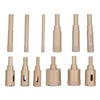 12Pcs Diamond Hole Saw Kit Carbon Steel 6 to 35mm
