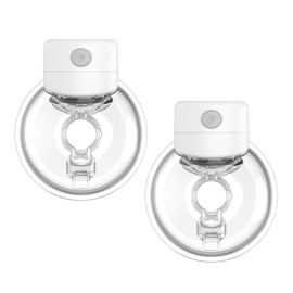 Extractor de Leche,Paquete de 2 extractores de Leche eléctricos portátiles silenciosos, Invisibles, Manos Libres, 2 Modos, 9 Niveles Ajustables con...