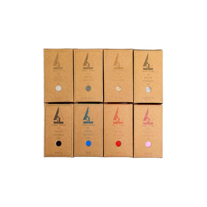 TRUE DYNA EFSH-01/RD The Effector Footswitch Hat, Red, Trudina Effect