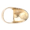 Brass Archery Thumb Ring Portable Finger Protector with Anti Lost