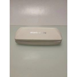Marie Claire White Hard Shell Glasses Case