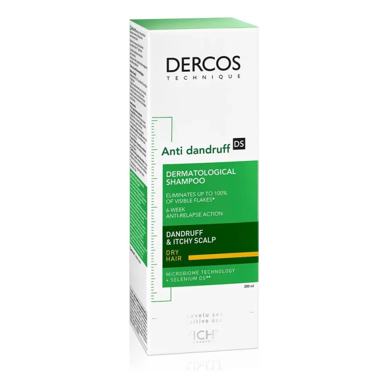 Shampoo Vichy Dercos Technique Anti-pelliculaire en botella de 200mL por