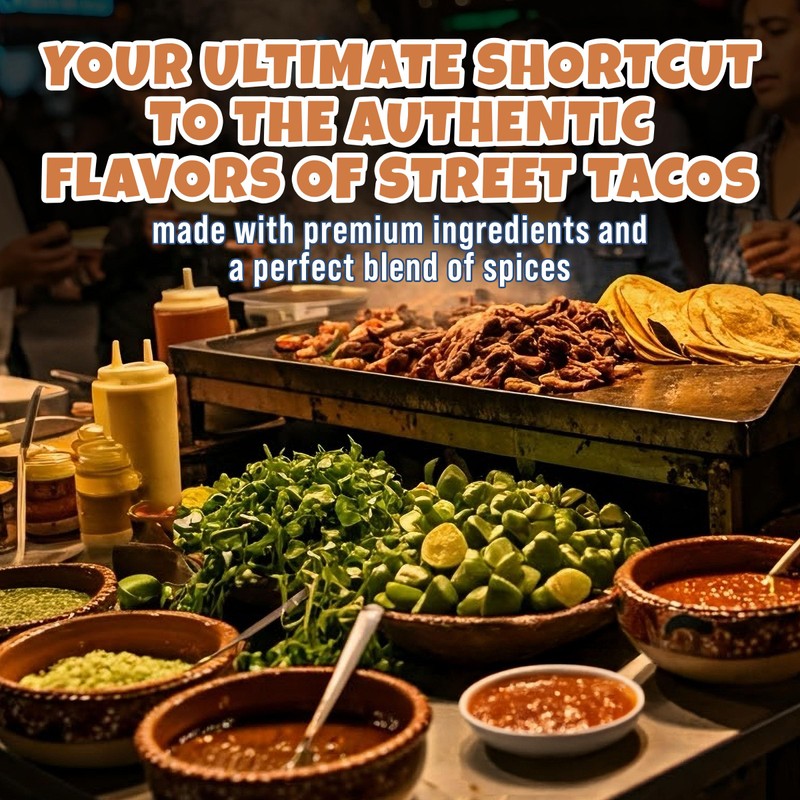 Ortega Street Taco Seasoning Mix, Carne Asada, 1 Ounce (Pack