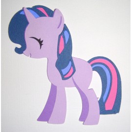 My Little Pony Twilight Sparkle Paper Die Cut Scrapbook Embellishment