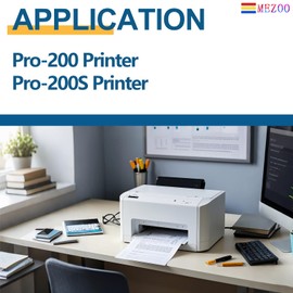 MEZOO CLI-65 CLI65 Ink Cartridge with Chip High Capacity Compatible with Canon CLI65 CLI-65 Ink Cartridges Replacement for Canon Pro-200 Pro-200S Printer (8-Pack, BK, C, M, Y, PM, PC, GY, LGY)