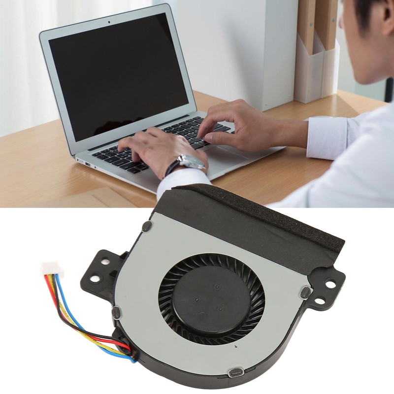 Laptop CPU Cooling Fan Lightweight Durable 4 Pin Replacement Cooling