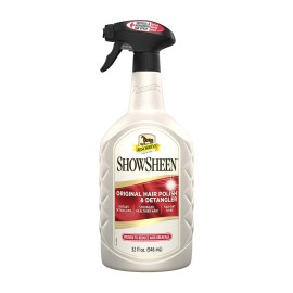 Absorbine 32oz ShowSheen Horse Hair Detangler and Conditioner for Manes Tails Dogs