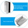 Unlorspy 6Pcs Glass Finger Edge Pull 1.6 inch Steel Glass