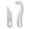 Agatige Cuchillas Angulares Duraderas, 929D 1034D 1134D Cuchillo Superior e Inferior Compatible, Cuchillos Serger, Ángulo Preciso Fácil Instalación Cuchillas Overlock Cuchillos Serger de Metal Fuerte
