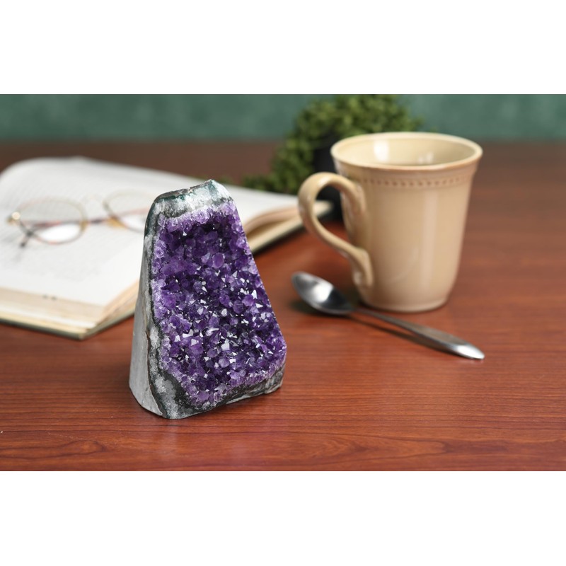 Superior Amethyst Geode Crystal Cluster [1.5 to 2 lb.] -