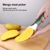 Mango Cutter and Peeler,3X Portable Fruit Cutter Pit Remover |
