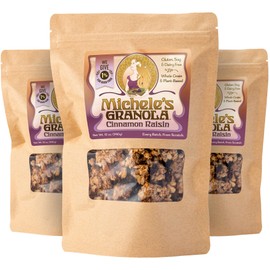 Michele's Granola Cinnamon Raisin, Pack of 3