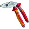 NWS 1096-49-VDE-200 3k VDE Ergo-Combi Plier, Silver/Red