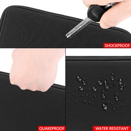 Geekria Shield Speaker Case Compatible with Sonos Roam Case Cover, Replacement Hard Shell Portable Speaker Protective Carrying Bag with Cable Storage (Black)