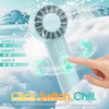 Mizong Mini Portable Fan, USB Personal Handheld Fan with 3-Speed