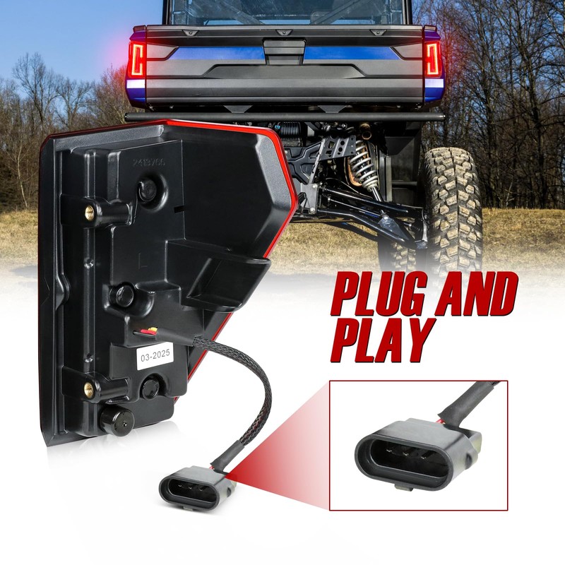 MIRUNNY Polaris Ranger Tail Light-UTV Tail Lights for Polaris Ranger