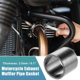 QUARKZMAN Motorcycle Exhaust Pipe Seal Motorcycle Muffler Seal Muffler Exhaust Seal for Motorcycle Exhaust Pipes 35 x 30 x 30 mm