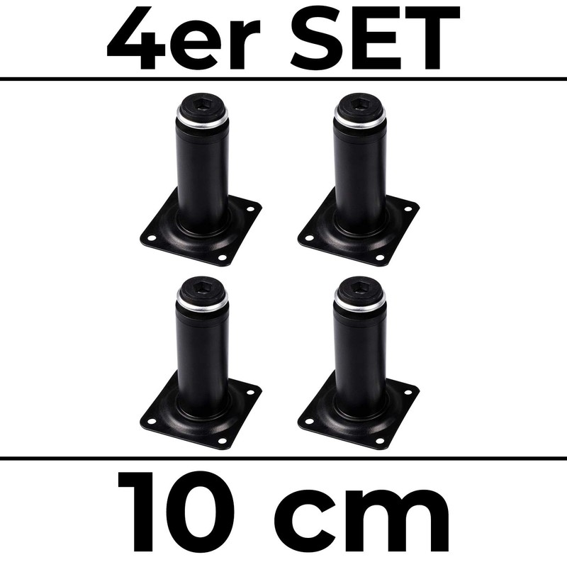 Set of 4 Furniture Feet, Adjustable Sofa Feet, Maximum Load