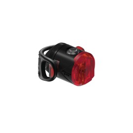 LEZYNE Femto USB Drive Bicycle Rechargeable IPX7 Waterproof Red LED Road Mountain Gravel Bike Rear Light w/Multiple Solid & Flash Modes | Silicone Rubber Mounting Strap Included, 15 Lumens, Black