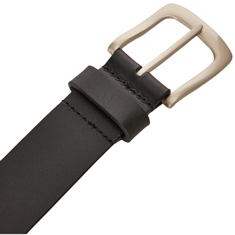 Danbury Men's 1 1/2" Basic Bridle Leather Work Belt, Black,