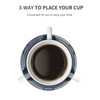 Anti-Spill Cup Holder, Drink Coaster with Anti-Slip Mat Fits Drink