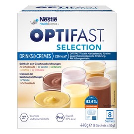 OPTIFAST OPTIFAST? CONCEPT trial package with diet shakes and creams for losing weight | Protein-rich meal replacement with important vitamins and minerals | quickly prepared and delicious in taste | 8 x 55g