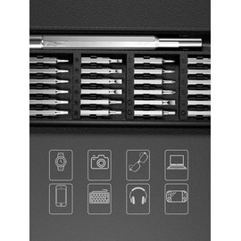 24-in-1 Precision Screwdriver (Non-Electric)Set – Manual (Non-Electric)for Phones, Laptops, Glasses, Toys & Household Repairs