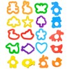 20 Pcs Play Doh Tools Set – Animal Shape Cutters,