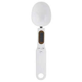 Balanza de Cuchara Digital, 500g/30ml Cucharas Medidoras Eléctricas con Pantalla LCD para Hornear, Café, Té, Harina, Básculas de Cocina, Escala de Medición de Alimentos Peso de 0.1 a 500 Gramos
