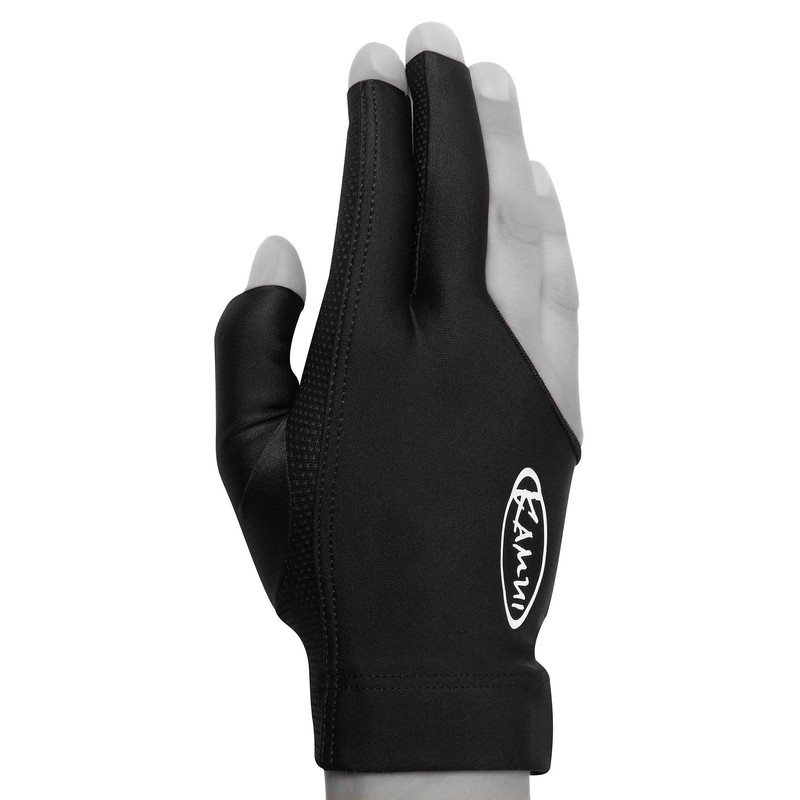KAMUI Billiard Glove - Quickdry - for Right Hand (Black,