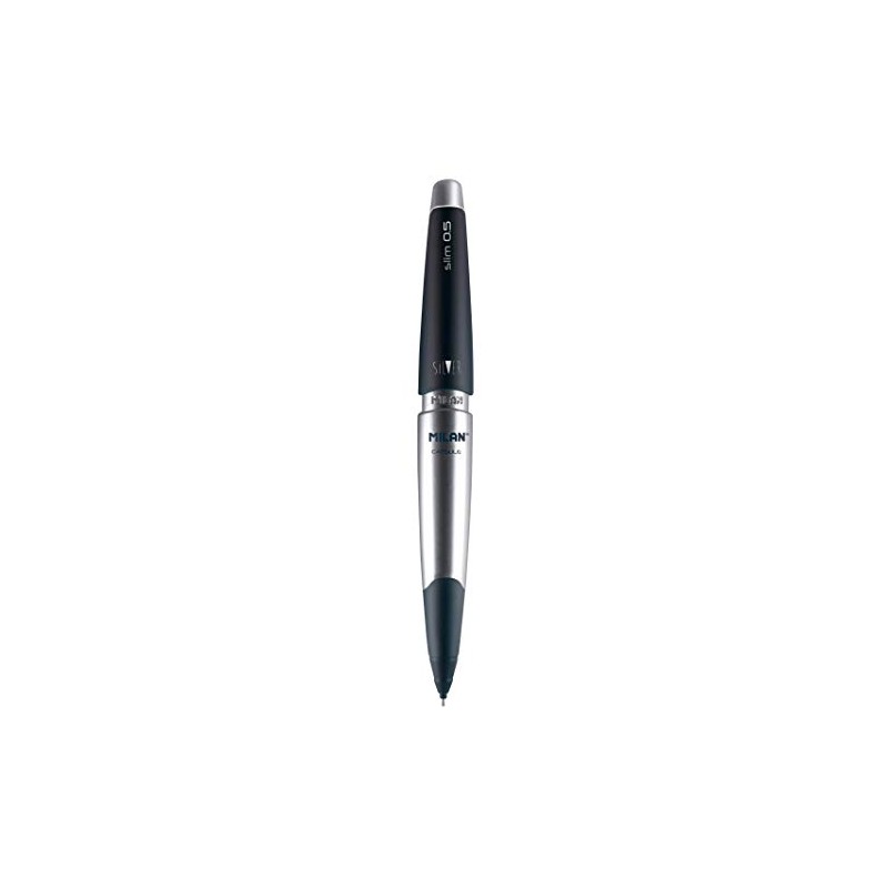 Milan Empaque 1 Pluma Tinta Azul+ 1 Lápicero Capsule Negro