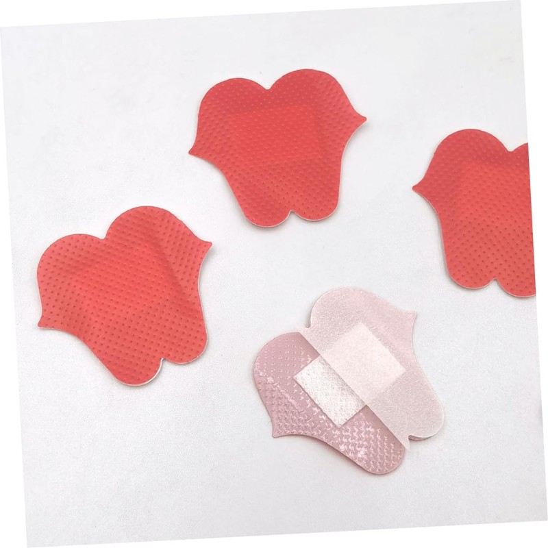 Ipetboom 4sets Self- Patches Lip Shaped for Care Non-irritating Protection