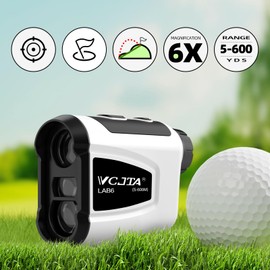 VCJTA Golf Rangefinder - High Precision Laser Range Finder for Golfing, Shooting & Hunting - Perfect Golf Accessories for Men with Slope Technology 650 Yard