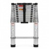 Telescoping Ladder 14 FT, Aluminum Lightweight Extension Ladder Up to