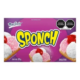 MARINELAS 2 X CAJAS DE Galletas Marinela Sponch 225 g