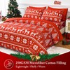 YIYEA Christmas Comforter Set, 7 Pieces Bed in a Bag,