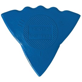 Herdim 600202 Plectrum/Pick 3 Strengths Red Medium I Soft II - Medium III - Hard (Pack of 12)