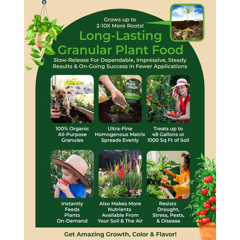 Organic Plant Magic - Truly Organic™ Slow Release Granular Fertilizer: