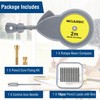 Dreyoo 6.56 ft Rotape Tape Measure Compass with 10 Pencil