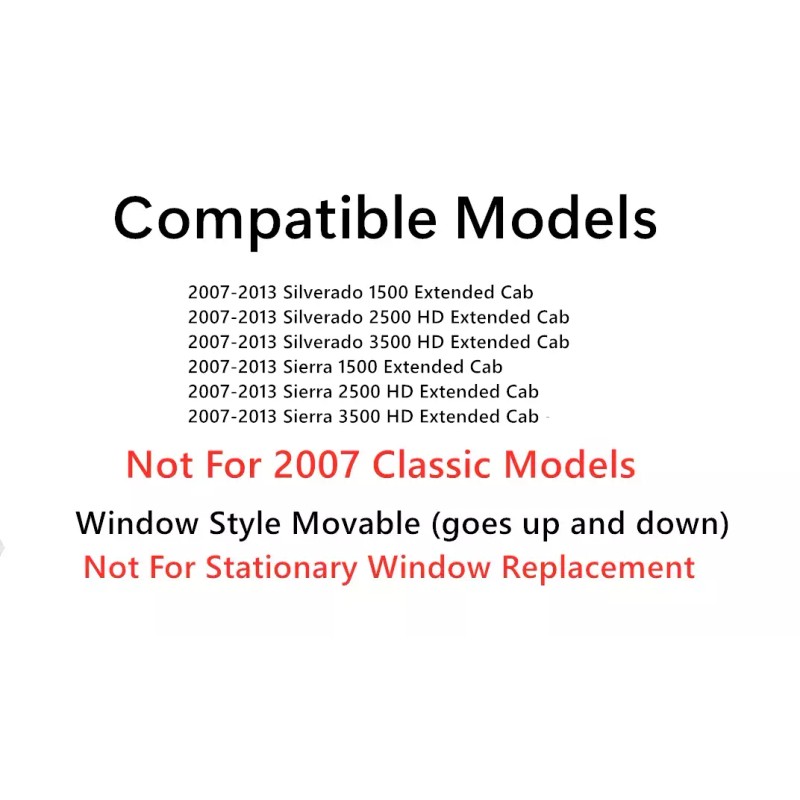 NAGD Fits 07-13 Chevy Silverado/ GMC Sierra 2D EXT Passenger