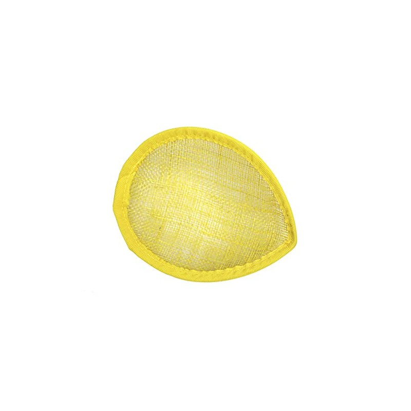 Humboldt Haberdashery Sinamay Teardrop Fascinator Hat Base 5 1/2" x