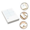 SHOWERORO 4pcs Math Notebooks Coordinate Graph Sheets Precision Grid Lines