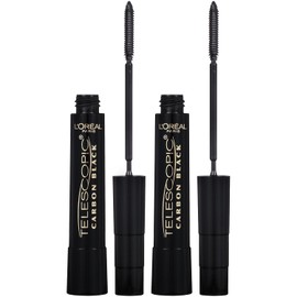L'oréal Paris Makeup Telescopic Original Lengthening Mascara, Carbon Black, 2Count