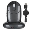 Wireless Mouse with Charging Base 4 Port USB Hub 5