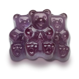 WinCrest Assorted Flavor Gummi Bears - 1.5 Lb Tub (Concord Grape)