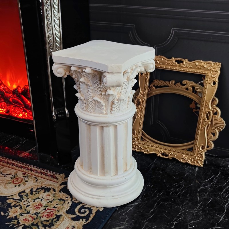 Exquisite Magnesium Oxide Corinthian Greek Column Pillar with Stand Base