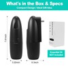 DAKISTF Plug-in Waterless Essential Oil Diffuser, 400-800 Sq.Ft Smart Nebulizing