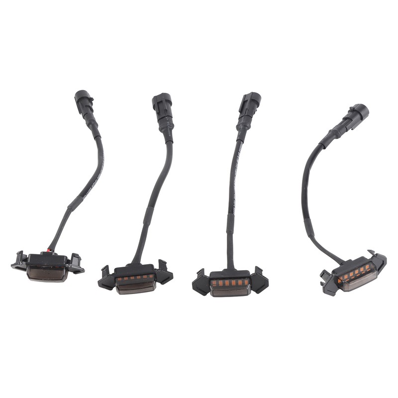 4Pcs LED Grille Lights DC12V Amber High Brightness Front Grille