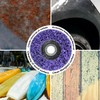 WelderElite Paint Stripping Discs 12-Pack, 4-1/2" Purple Strip Disc Wheel